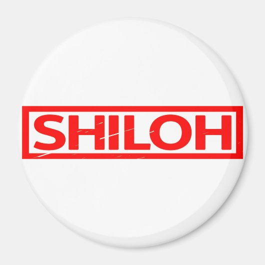Shiloh Briefmarke Magnet (Vorne)