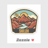 Shiloh, Georgien Aufkleber (Blatt)