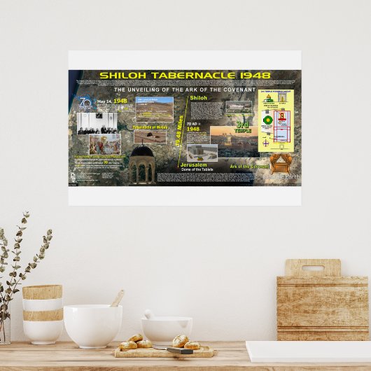 Shiloh Tabernacle 19,48 Poster (Küche)