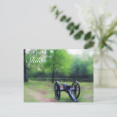 Shiloh und die Kanone am blutigen Teich Postkarte (Stehend Vorderseite)