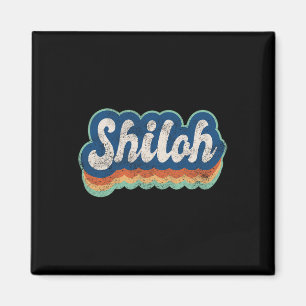 Shiloh Vorname Junge Vintage Stil 70er 80er Person Magnet