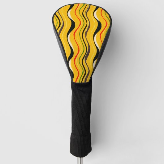 Shima-Shima, farbenfrohes Muster, Golf Headcover (Vorderseite)