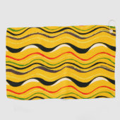 Shima-Shima, farbenfrohes Muster, Golfhandtuch (Horizontal)