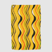 Shima-Shima, farbenfrohes Muster, Golfhandtuch (Vorderseite)