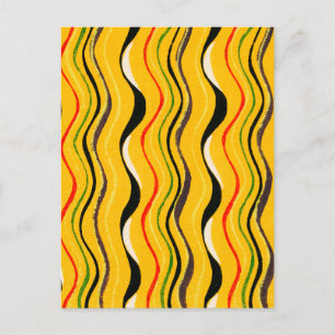 Shima-Shima, japanisches Muster, Postkarte