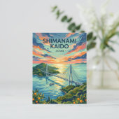 Shimanami Kaidō Japan Postkarte (Stehend Vorderseite)
