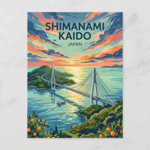 Shimanami Kaidō Japan Postkarte