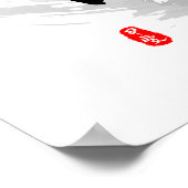 Shimazu Yoshihiro Oni Shimazu Calligraphie Poster (Ecke)