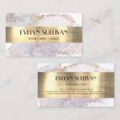 Shimmer-Aquarellfolie Visitenkarte (Vorne/Hinten)