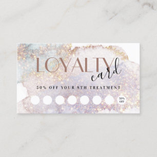 Shimmer Aquarellkarte Visitenkarte