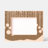 Shimmer Dangle Laser Etted Picture Frame Geätzte Rahmen (Vorderseite)