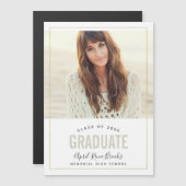 Shimmer Foto Abschluss Ankündigung Magnet (Vorne/Hinten)