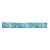 Shimmer Galaxy Blau   Satinband (Vorderseite)