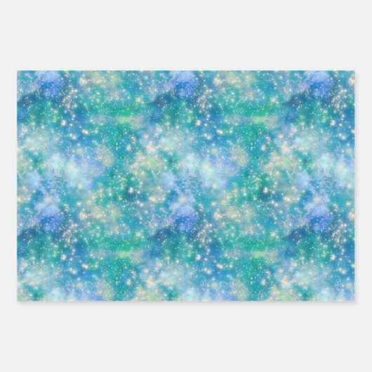 Shimmer Galaxy Set Geschenkpapier Set (Vorderseite)