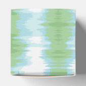 Shimmer Ikat in Green and Aqua Geschenkschachtel (Oben)