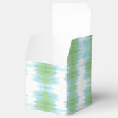 Shimmer Ikat in Green and Aqua Geschenkschachtel (Geöffnet)