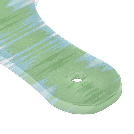 Shimmer Ikat in Green and Aqua Schneidebrett (Ecke)