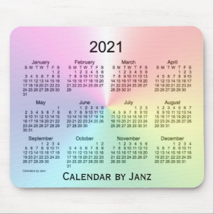 Shimmer-Kalender 2021 von Janz Mouse Pad Mousepad