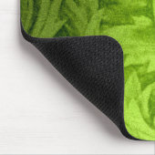 Shimmer Leaf Damask Mouse Pad Mousepad (Ecke)