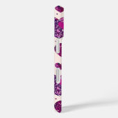 Shimmer Lila Herztxt sofort zurück Case-Mate iPhone Hülle (Rückseite / Rechts)