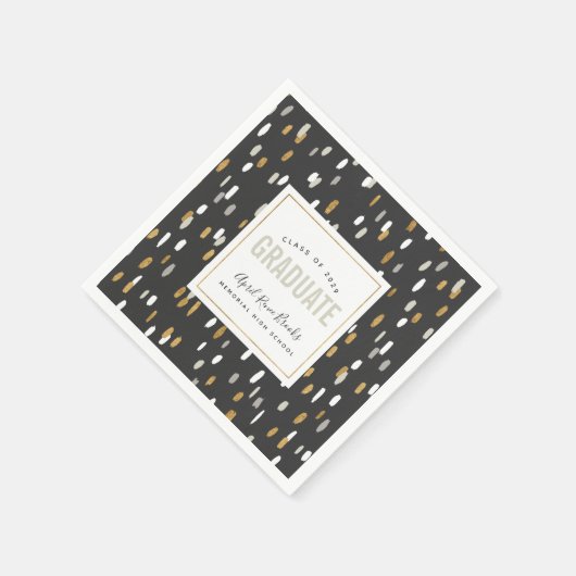 Shimmer Personalisierter Abschluss Serviette (Ecke)