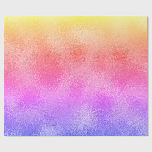 Shimmer Rainbow Glass Abstrakt Geschenkpapier (Flach)