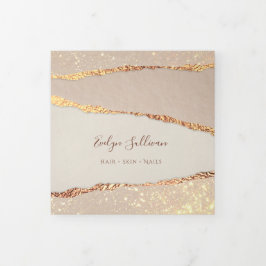 Shimmer Ripped Paper Trifold Broschüre