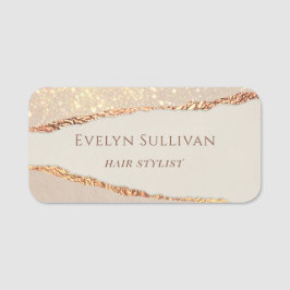 Shimmer Ripping Paper Name Tag Namensschild