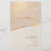 Shimmer rippte Papierpreisliste Flyer (Hinten)