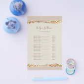 Shimmer rippte Papierpreisliste Flyer (Einzeln)