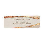 Shimmer-Rücksendeadresse (Vorne)