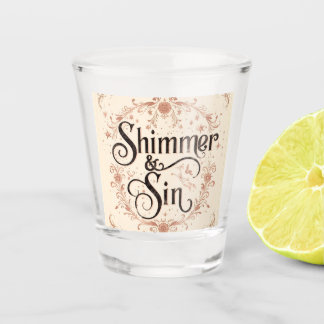 Shimmer & Sin Gothic Shotglas | Dunkler Glamour Schnapsglas