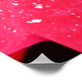 Shimmer Star Überraschung Poinsettia Holiday Flora Poster (Ecke)