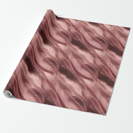 Shimmer Texture Glitzer Gold Muster Geschenkpapier (Ungerollt)