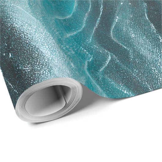 Shimmer Texture Glitzer Gold Muster Geschenkpapier (Rolleneckpunkt)