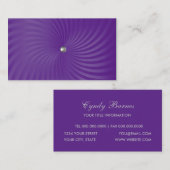 Shimmer Twirl Business Card Visitenkarte (Vorne/Hinten)