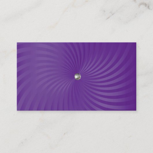 Shimmer Twirl Business Card Visitenkarte (Vorderseite)