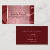 Shimmer Wirbel Business Card Visitenkarte (Vorne/Hinten)