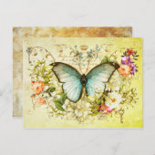 Shimmerfly Postcard Postkarte (Vorne/Hinten)