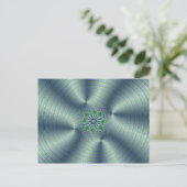 Shimmerine - Fraktal Art Postkarte (Stehend Vorderseite)