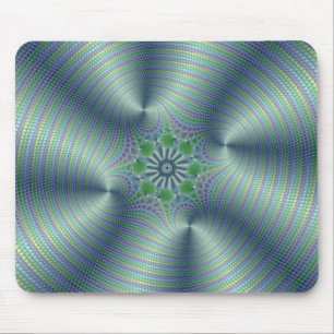 Shimmerine - Fraktal-Kunst Mousepad