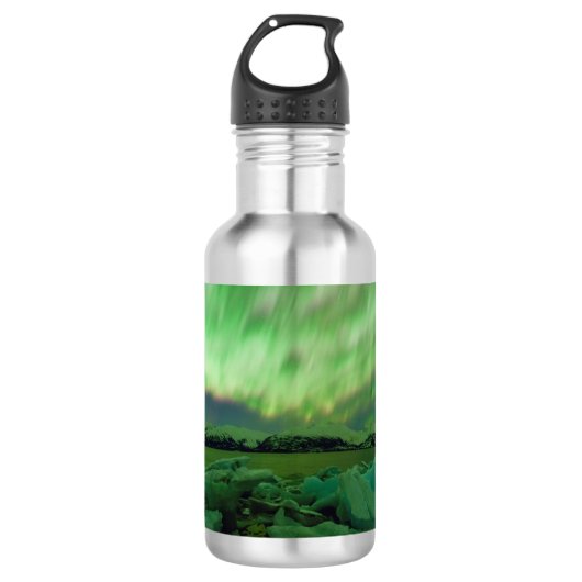 Shimmering Aurora Edelstahlflasche (Vorderseite)