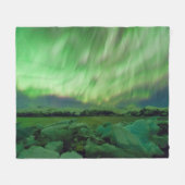 Shimmering Aurora Fleecedecke (Vorderseite (Horizontal))