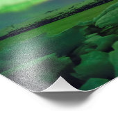 Shimmering Aurora Fotodruck (Ecke)