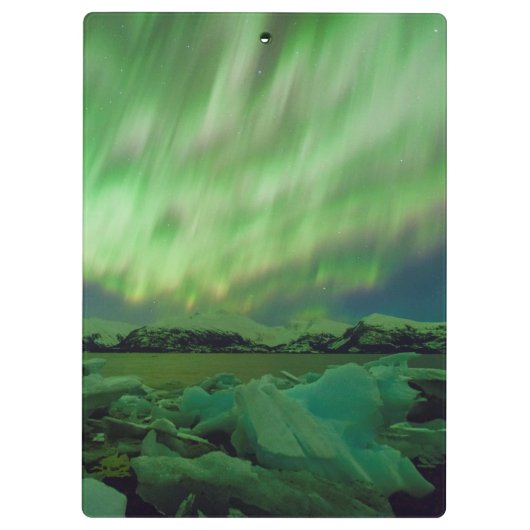 Shimmering Aurora Klemmbrett (Rückseite)