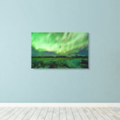 Shimmering Aurora Leinwanddruck (Insitu (Holzboden))