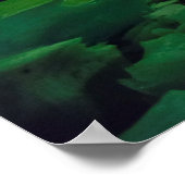 Shimmering Aurora Poster (Ecke)