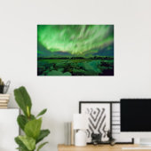 Shimmering Aurora Poster (Heimbüro)