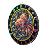 Shimmering Betta Dartboard Game Set Dartscheibe (Vorderseite rechts)