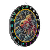 Shimmering Betta Dartboard Game Set Dartscheibe (Vorderseite Links)